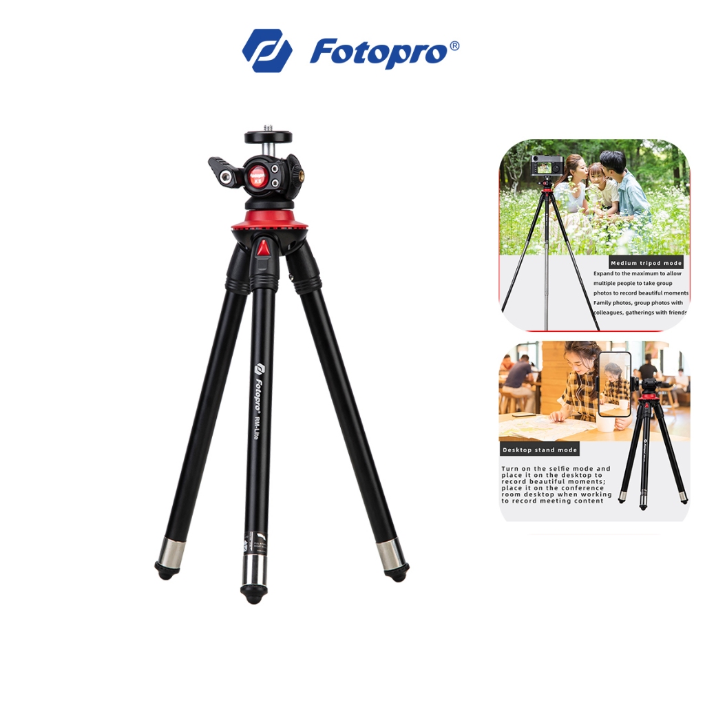 Fotopro RM- LITE Universal Phone Tripod Stand with Compact Design for ...