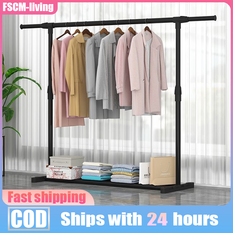 Metal Duty Clothes Organizer Clothes Rack Drying Rack Bedroom Hanger ...