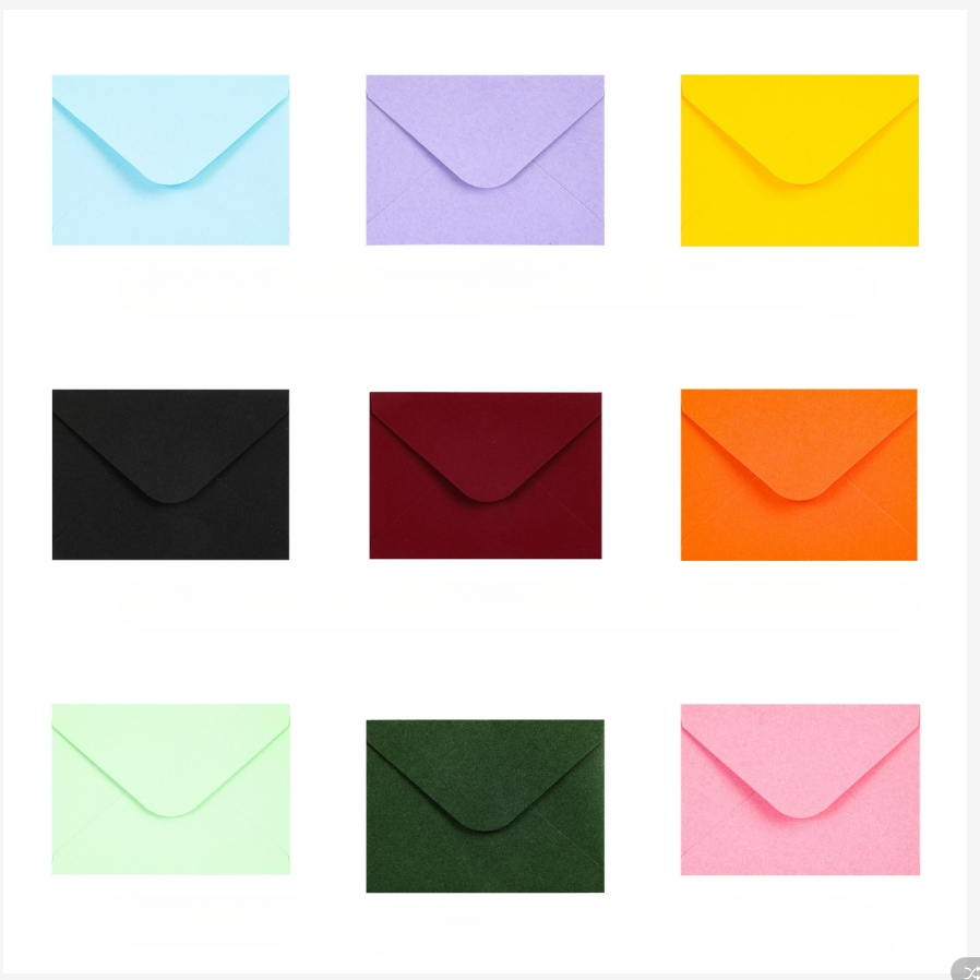 Color Envelope Invitation Letter Color Mini Envelope | Shopee Malaysia
