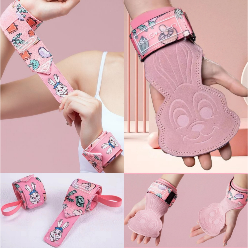 Fitness Power Belt Palm Protection Female Deadlift Leather Gloves ...