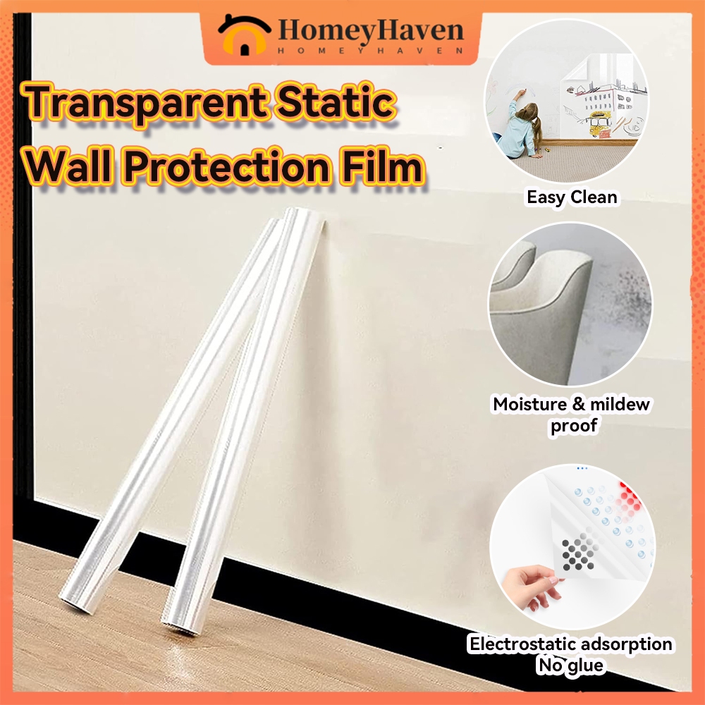 Transparent Static Wall Protection Film Electrostatic Adsorption ...