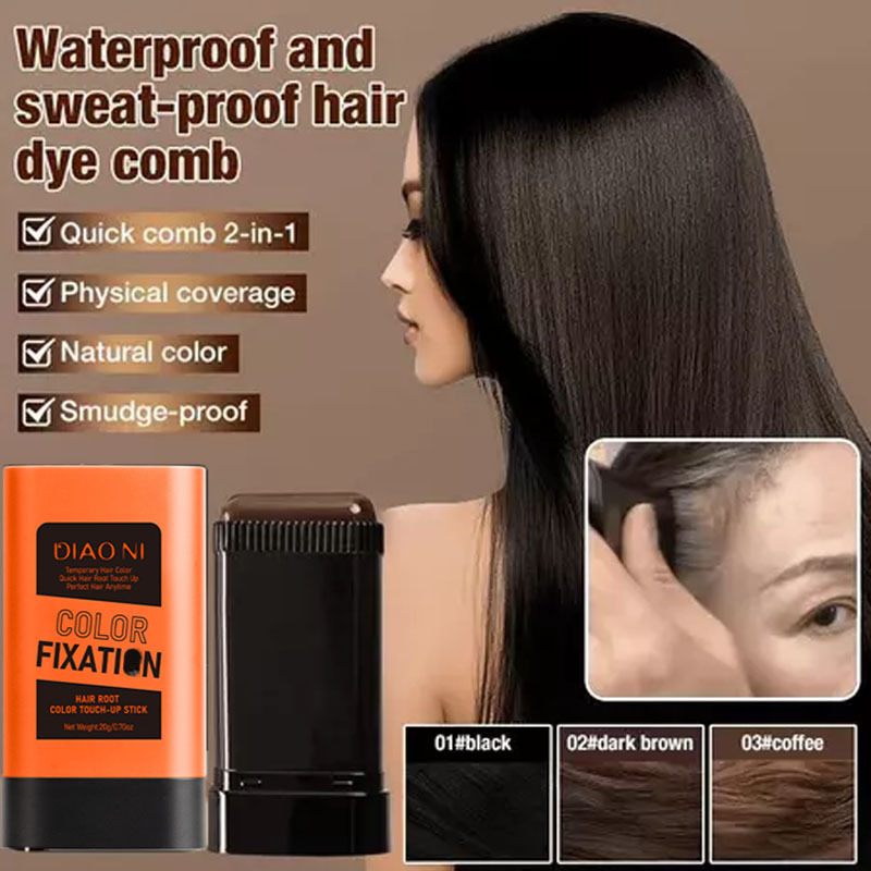 2-in-1 Hair Dye Stick Comb Hair Color Comb Hair Dye Brush Quick Long ...