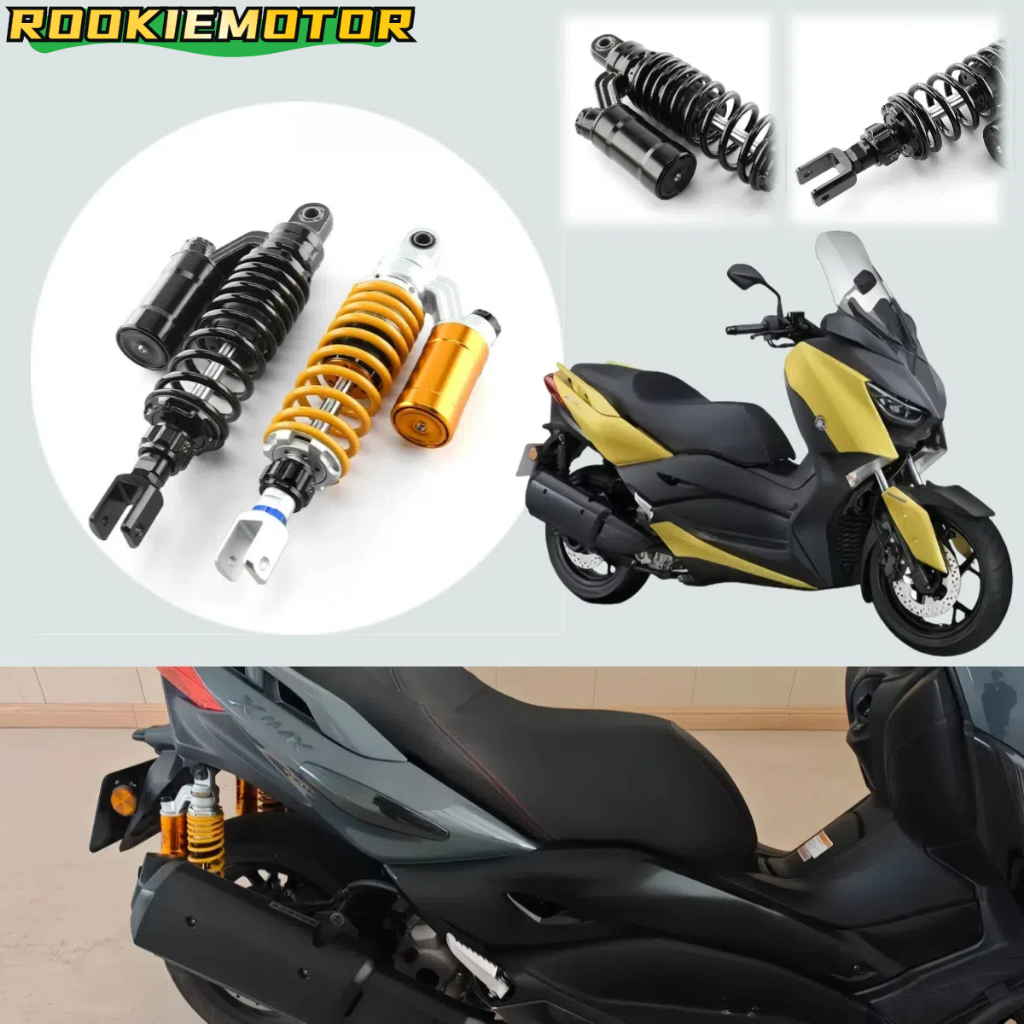 For XMAX250/XMAX300/NMAX125/NMAX155 Motorcycle CNC Rear Shock Absorber ...