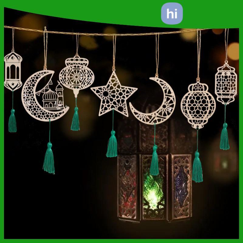 HI HOMES 2025 Hari Raya Wooden Crafts Pendant Raya Home Decoration ...