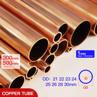 Uxcell Copper Round Tube, Seamless Straight Tubing 11mm X 0 5mm X 100mm - View #8