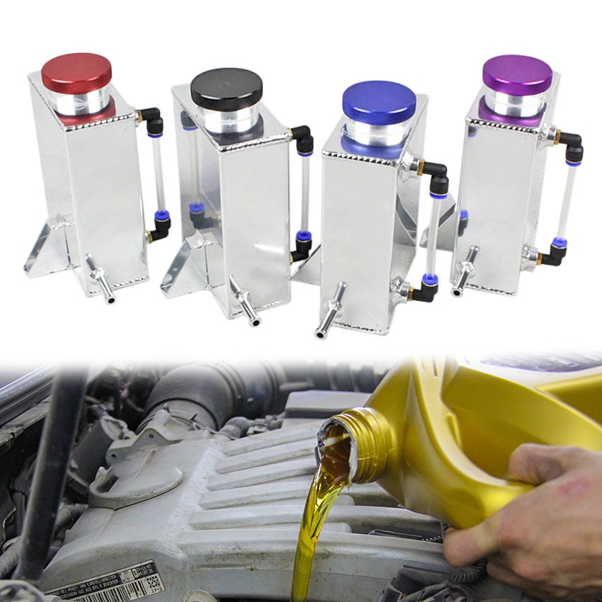 【ITSOK】Universal Aluminum Alloy Engine Coolant Radiator Overflow Tank ...