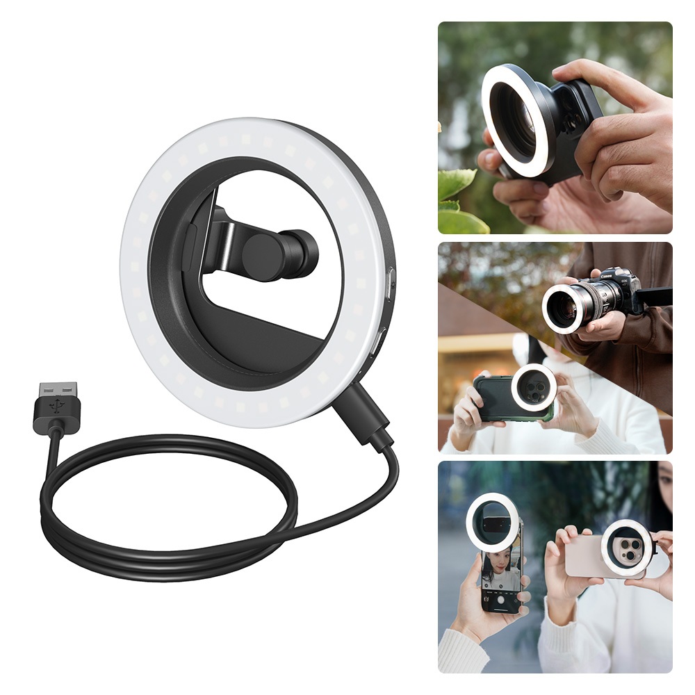 SmallRig Vibe P30 67mm Ring LED Video Light #4873 ，Universal Threaded ...