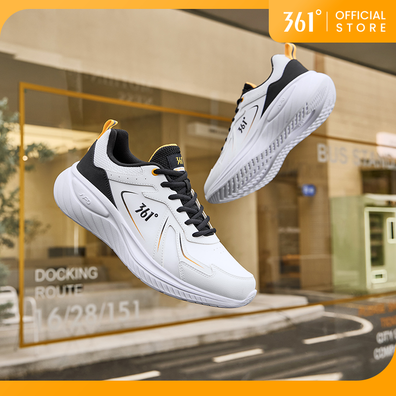 361 Degrees SoftFlow 3.0 Men Women's Running Shoes Sports Leather Soft ...