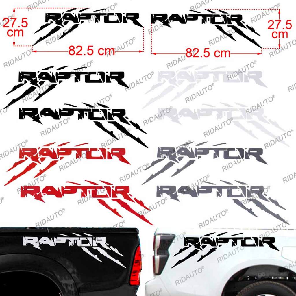 For Ford F150 Ranger Raptor Trim RAPTOR Style Car Body Sticker Garnish ...