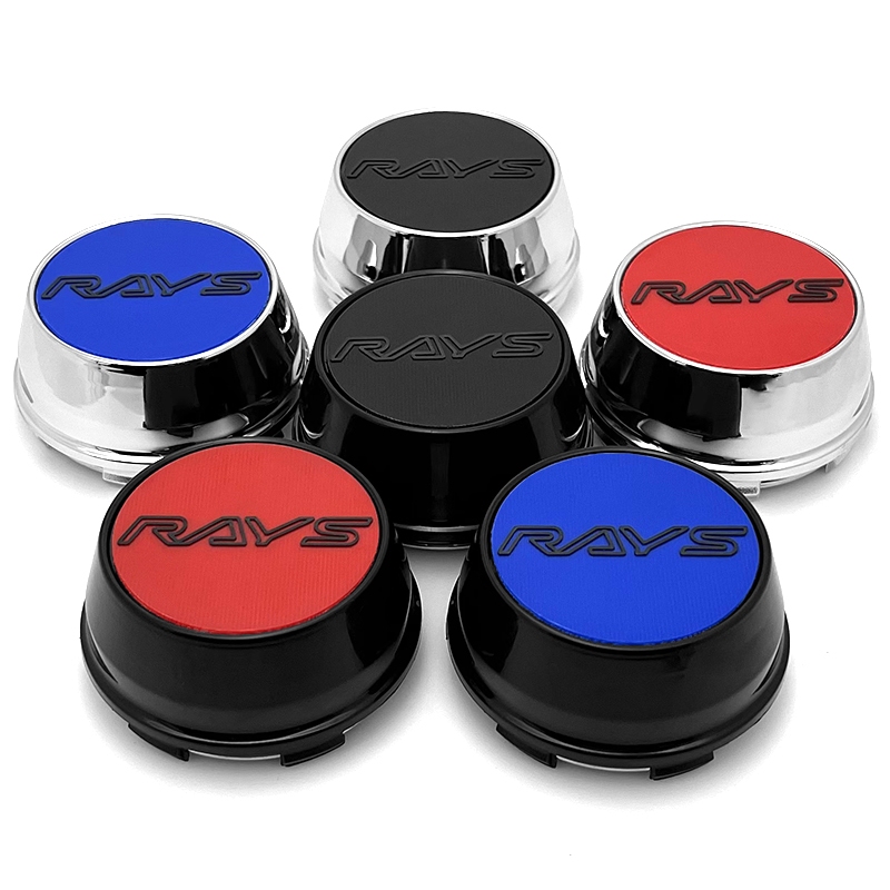 4PCS 66MM Rays Wheel Center Cap Sport Rim Hub Cap Volk RACING Rays TE37 ...