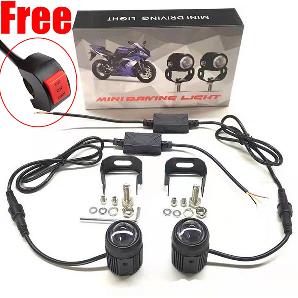 *New Arrival* LED Mini Driving Light 1 pair 40W Yellow+White Dual Color ...
