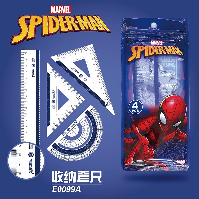 Spiderman Disney Ruler Student Stationery Ruler Ruler Ruler Triangle ...