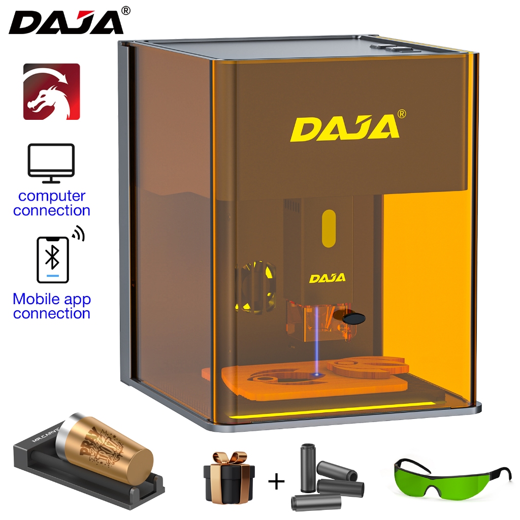 DAJA DJ6 Pro Laser Engraver with Higher Columns Portable Laser ...