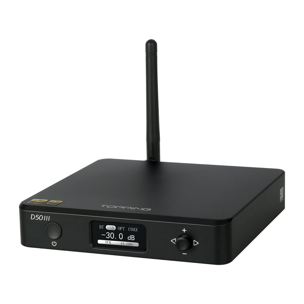 Topping D50 III Desktop HIFI Audio Decoder Dual ES9039Q2M Ten-Segment ...