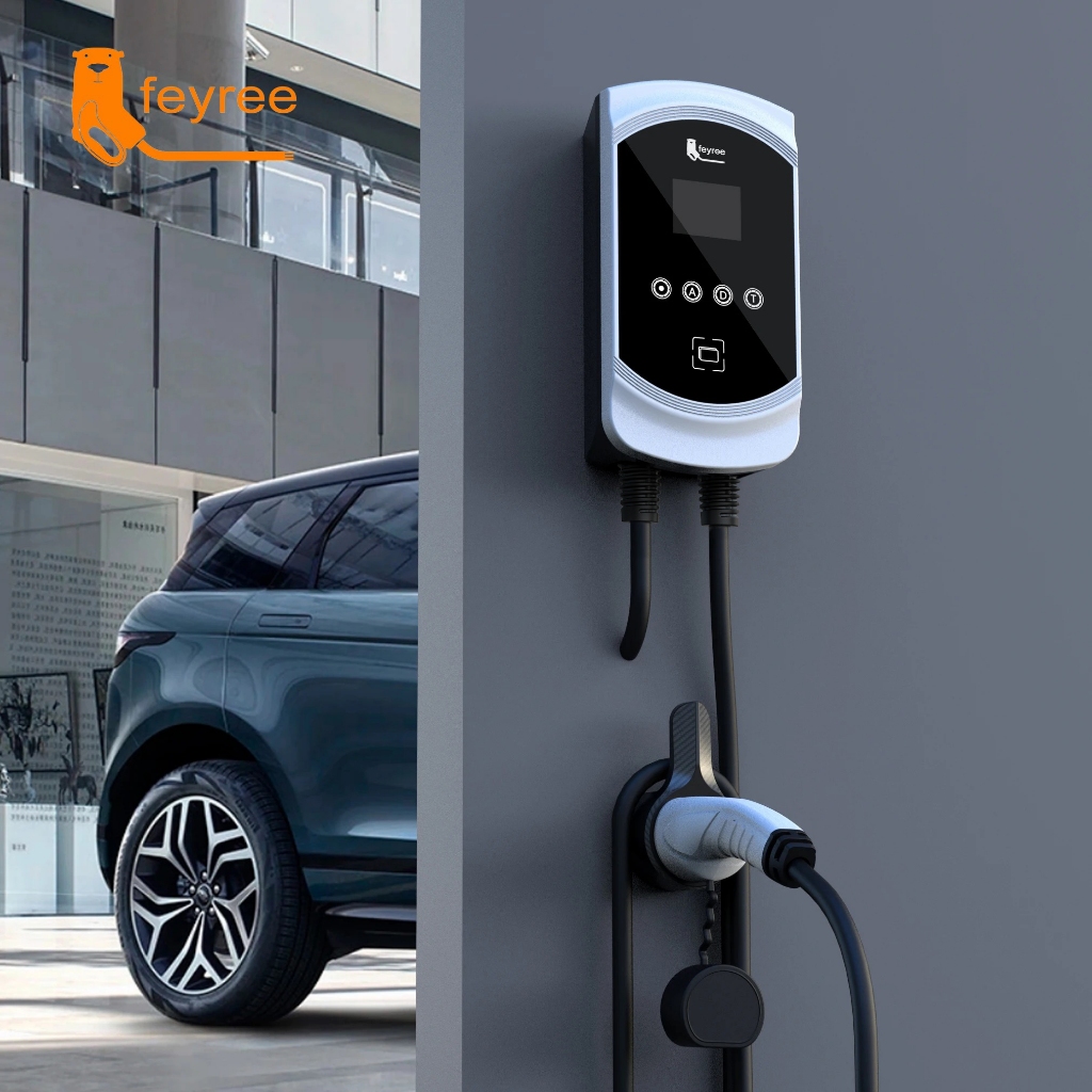 feyree EV Charger 22KW 32A 3 Phase EVSE Wallbox Electric Vehicle Car ...
