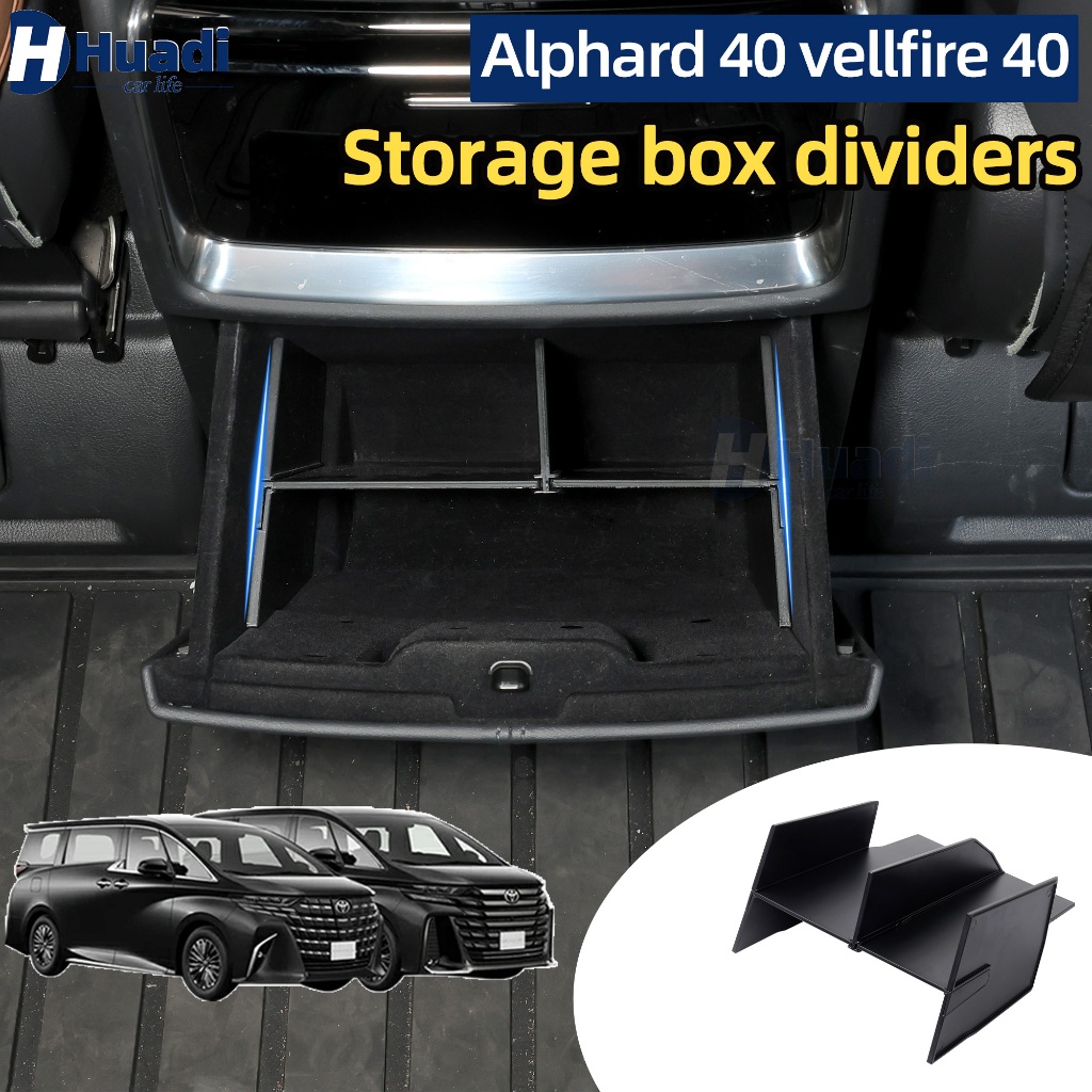 Alphard 40 vellfire 40 (2023.6-2027) Storage box dividers agh40 anh40 ...