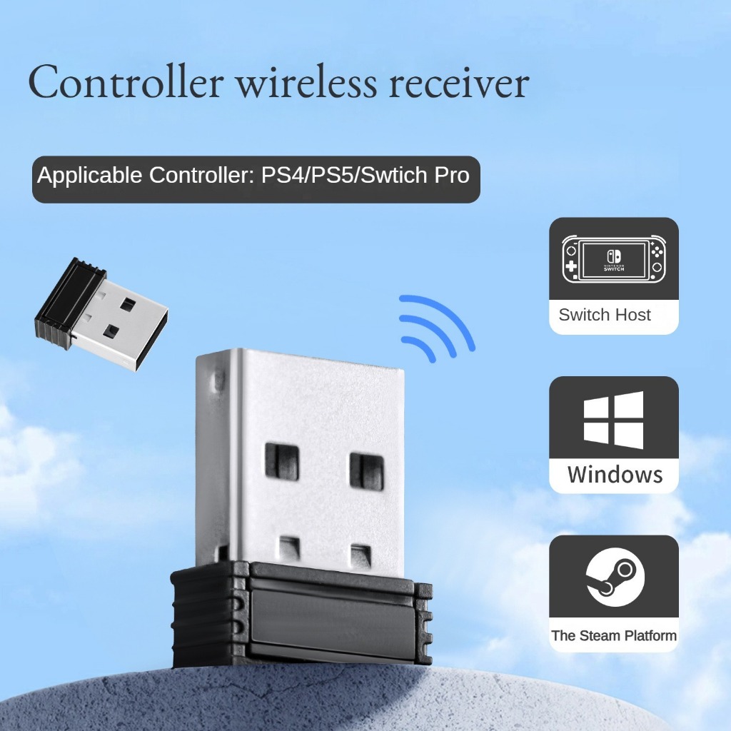 Bluetooth Gamepad Receiver for PS5/PS4/SWITCH PRO/PC | Shopee Malaysia