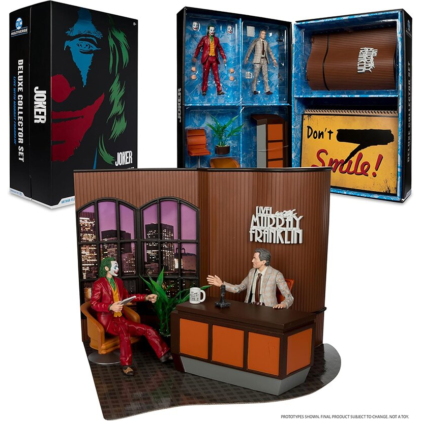 McFarlane Toys - DC Multiverse Joker Movie (Edizione Limitata Deluxe Collector Set - Live with Murray Franklin