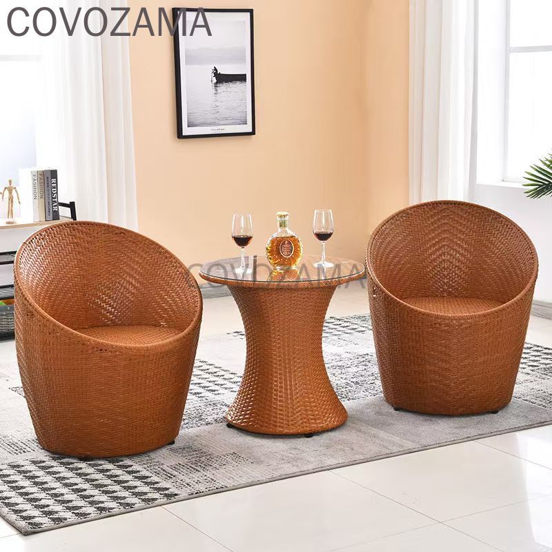 Rattan Chair Elderly Chair Home Backrest Chair Single Balcony Leisure ...