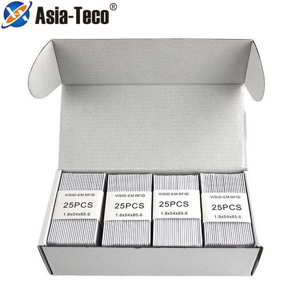 25pcs/lot 1.8mm RFID 125KHz Entry Access EM Cards ID Card RFID Card for ...