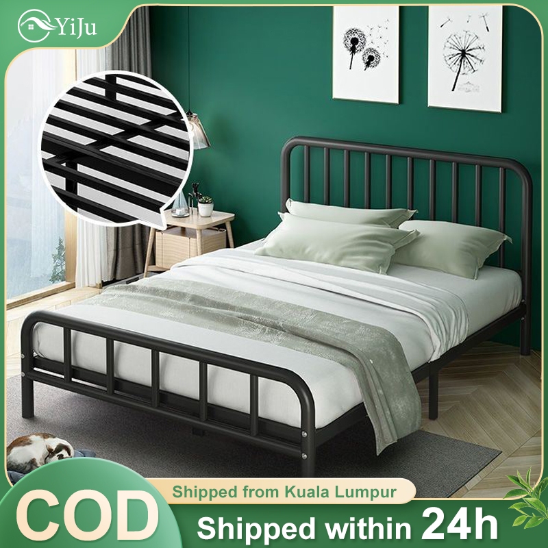 【𝟐-𝟑 𝐝𝐚𝐲𝐬 𝐝𝐞𝐥𝐢𝐯𝐞𝐫𝐲】𝐌𝐞𝐭𝐚𝐥 𝐁𝐞𝐝 𝐅𝐫𝐚𝐦𝐞 Katil Super Single/Queen/King Bed ...