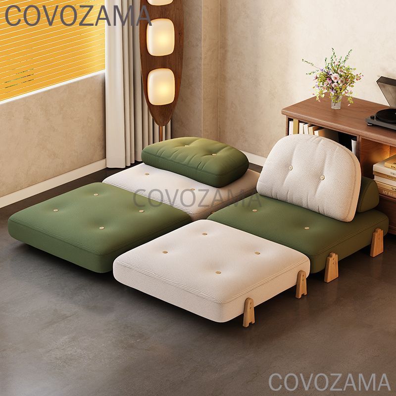 [Free Shipping] Japanese Modular Combination Fabric Sofa Solid Wood ...