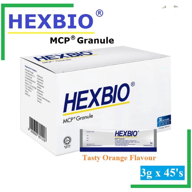 HEXBIO MCP Granule 3g x 45s probiotics Orange Flavour[exp 12/26 ...
