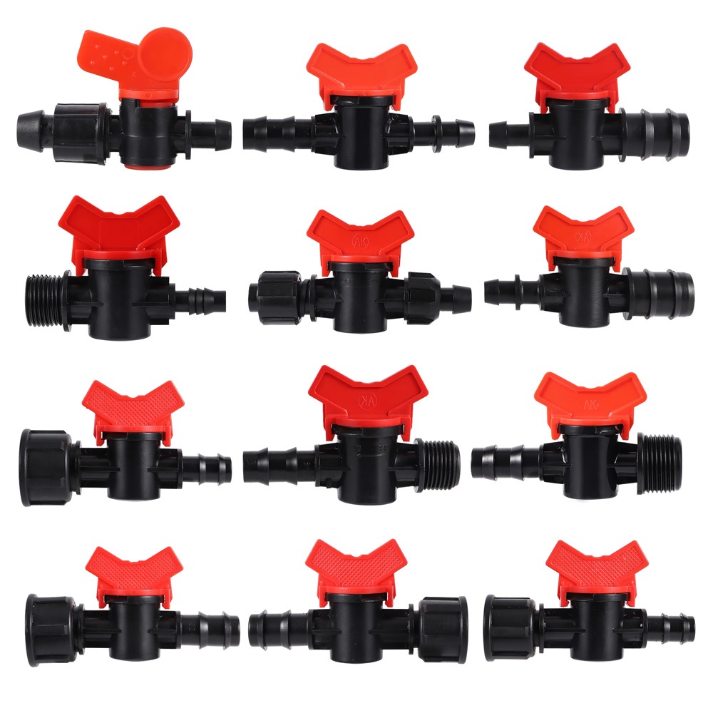 thumbnail image 2 of Lwuey Drip Irrigation Valve, 50pcs 1/4 Inch Garden Hose Valve Universal 2 of 10
