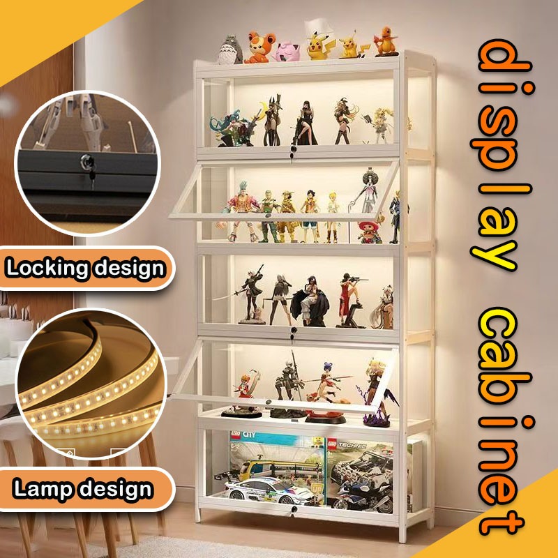 Display Cabinet Acrylic Display Cabinet Transparent Dustproof Display ...
