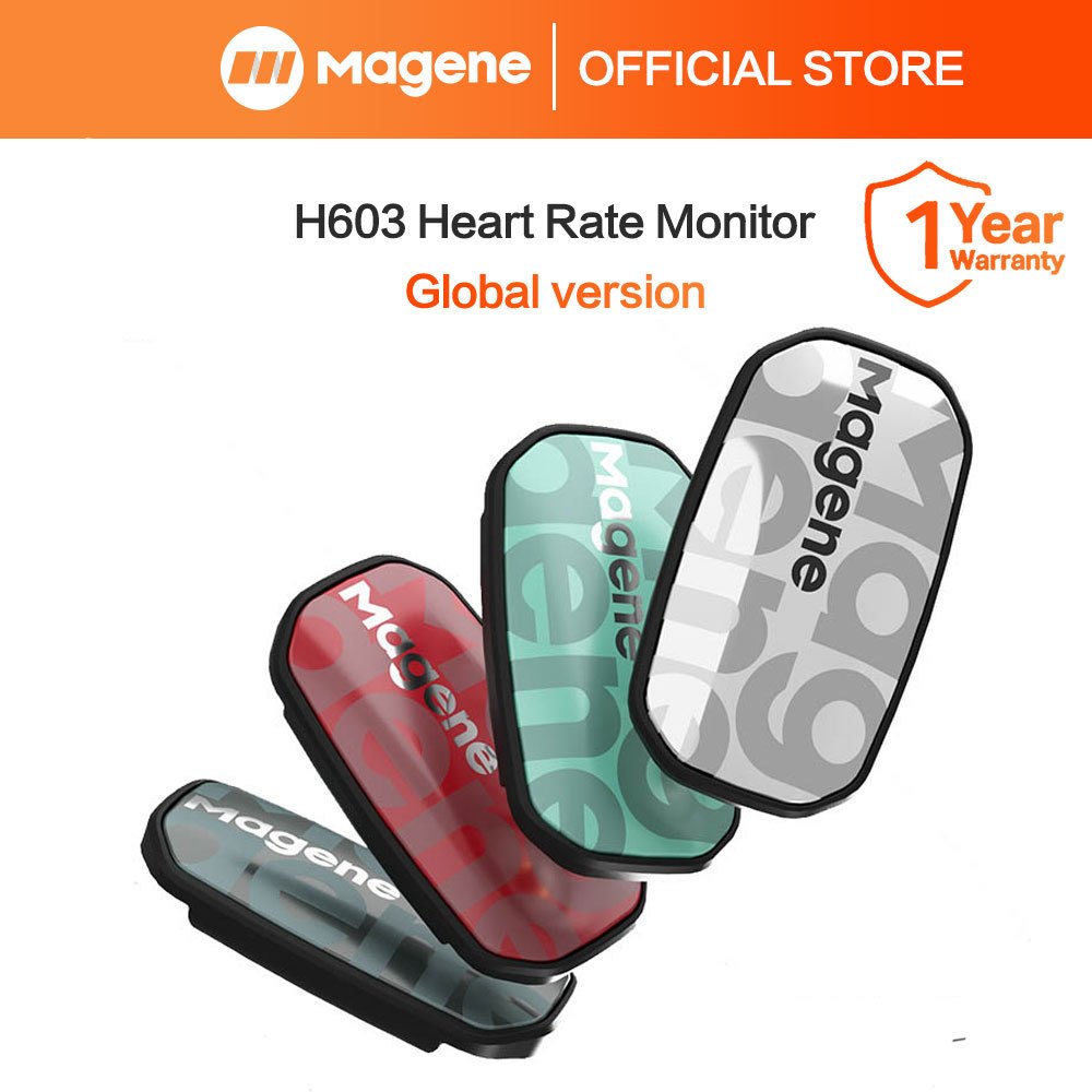 Magene H603 Heart Rate Monitor Split Chest Strap HRM Fitness Tracker ...