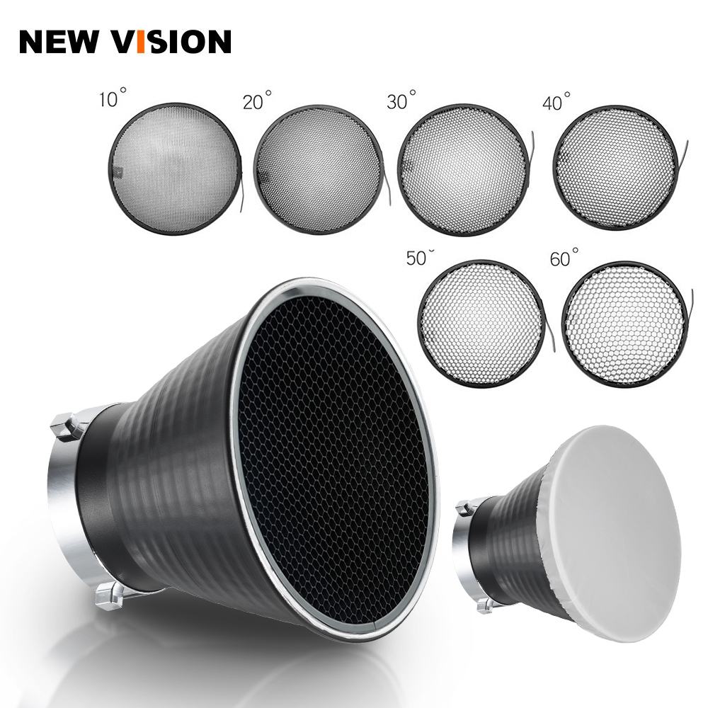 Godox Reflector RFT-19 7 Pulgadas: Haz 30° Con Soporte Bowens Para LED VL, SL, FV