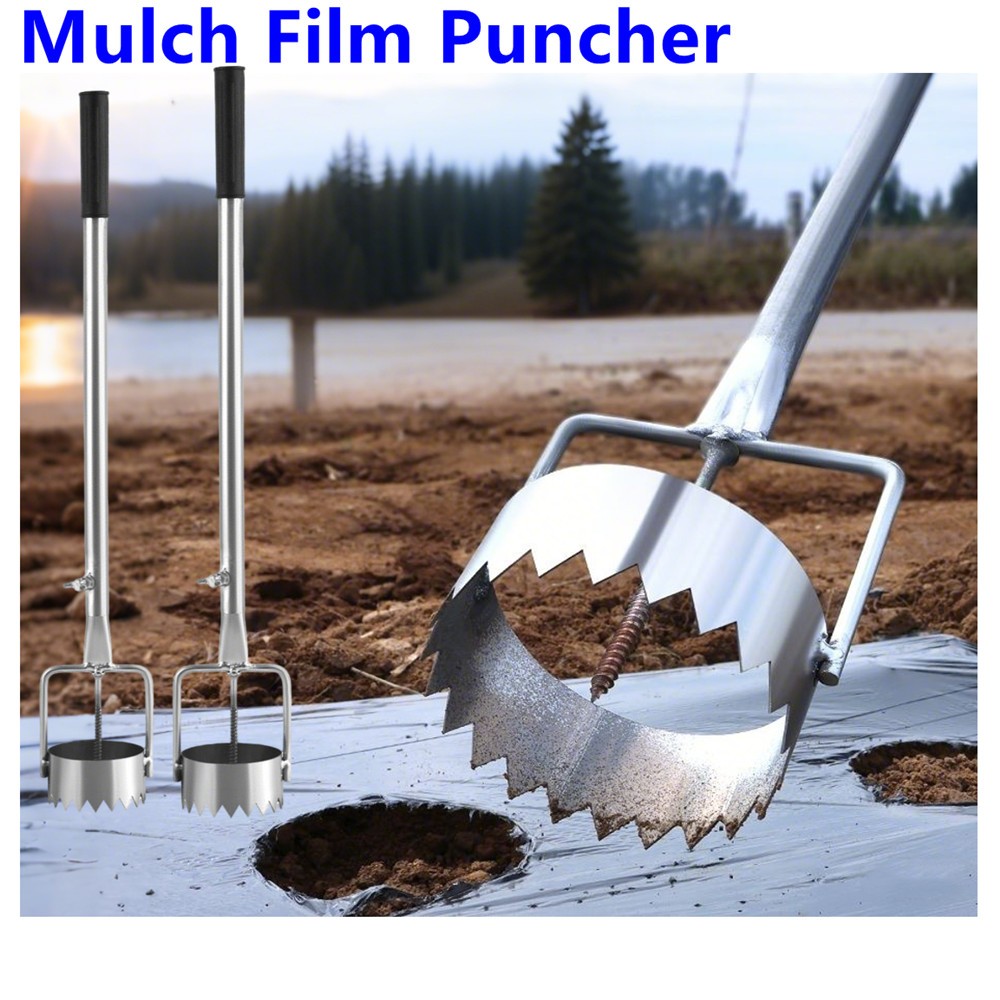 Garden Hole Puncher for Mulching Film Cover Farm Greenhouse Silvershine ...