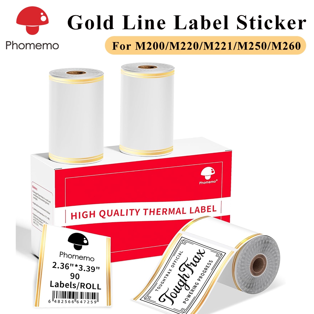 Phomemo M220 thermische etiketten, thermisch labelpapier voor M220 M250