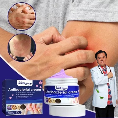 Antibacterial Cream Eczema Itchy Peeling Dermatitis Herpes Skin Therapy