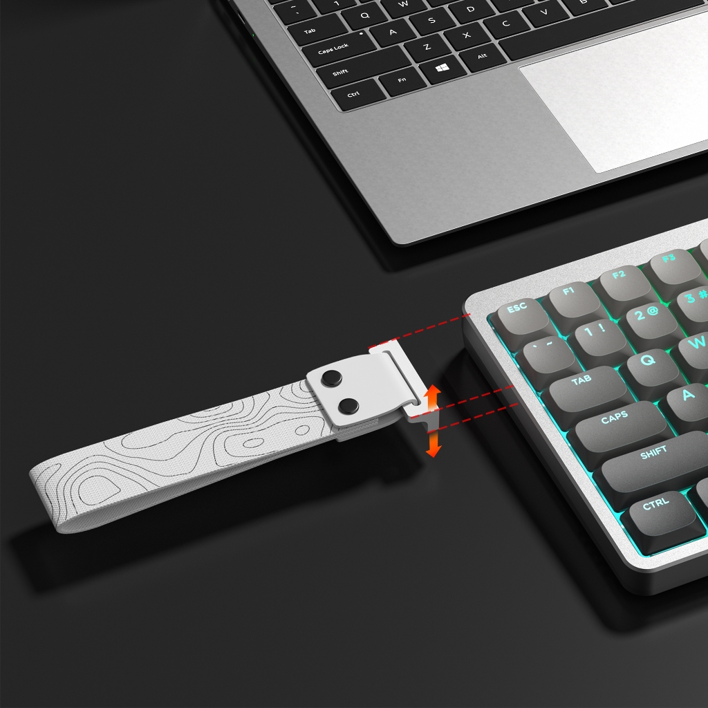 Womier Universal Keyboard Straps Customization Snap Strap Topographic ...