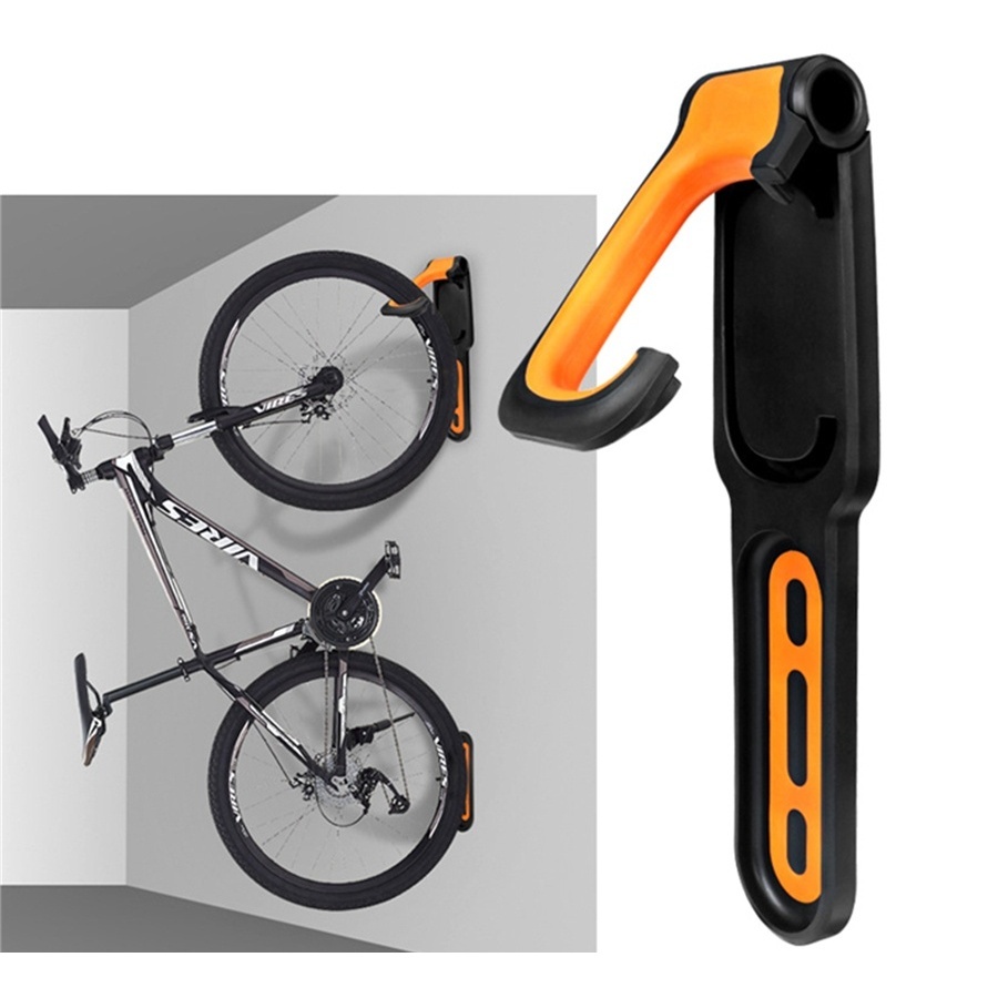Bicycle Bike Wall Mount Easy Install Bike Wall Hanger Folding Bike ...