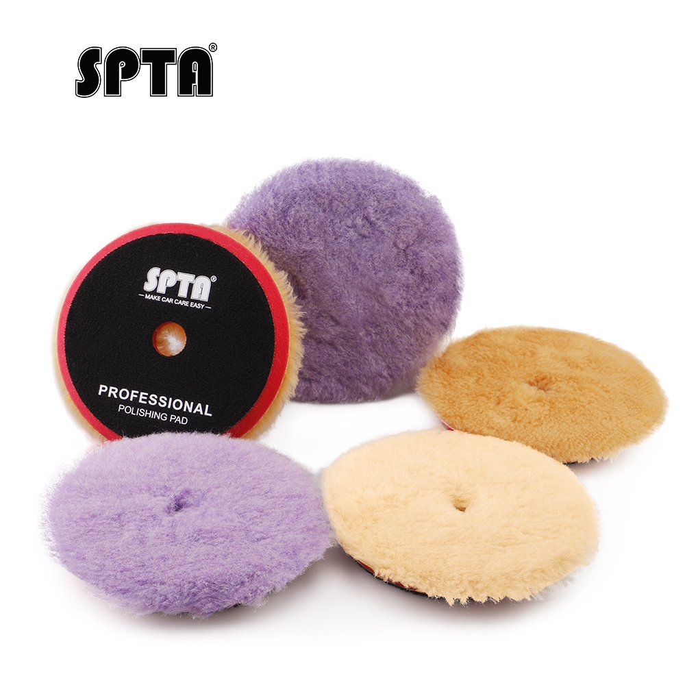 SPTA 5 (125mm) Compound Polishing Pads Buffing Polishing Pads Set For Car Polisher,Polishing