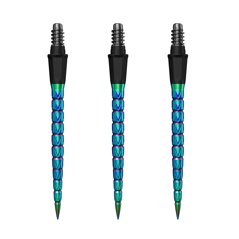3PCS CUESOUL OTO Small Thread Steel Tip Dart Point-V Shape Blue And ...