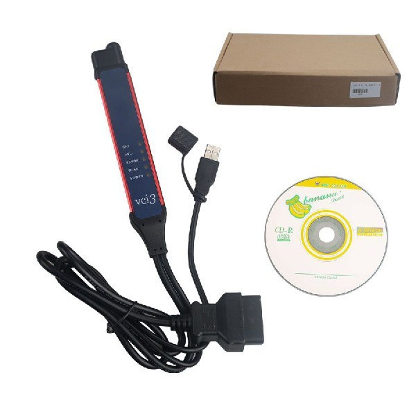Alomejor VCI3 WLAN Diagnose-Scanner Für LKW & Busse – Alu-Gehäuse IP67, USB 2.0, 24V, Win7 64bit, 16 Sprachen, Updatefähig