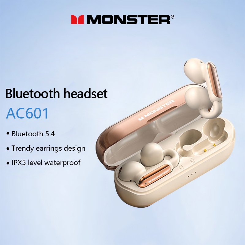 Monster AC601 Sports Bluetooth Earphone HiFi Sound Quality Noise ...