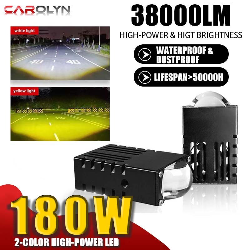 2PC 180W Grile LED Light Pods Car Front Headlight Motorcycle ATV UTV ...