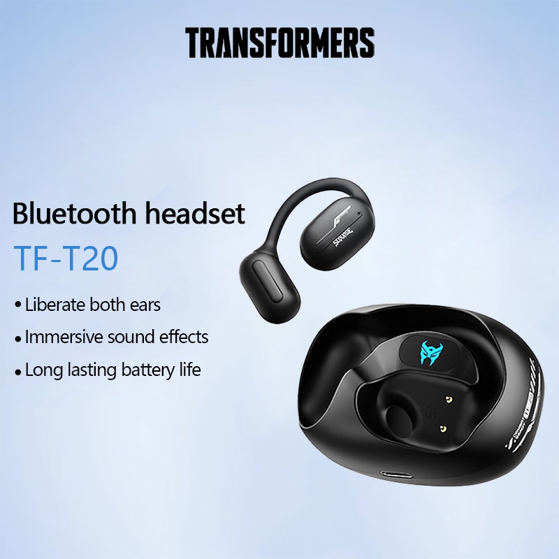 Transformers TF-T20 Bluetooth Earphone OWS Hanging Ear HD Call Low ...