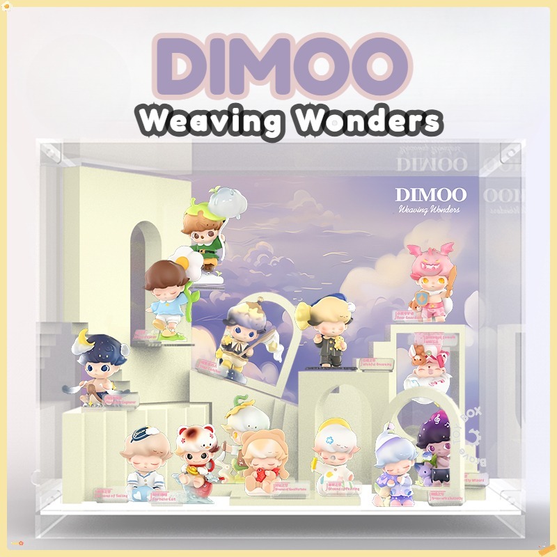 Popmart Display Box Acrylic Display Box DIMOO Weaving Wonders Series ...