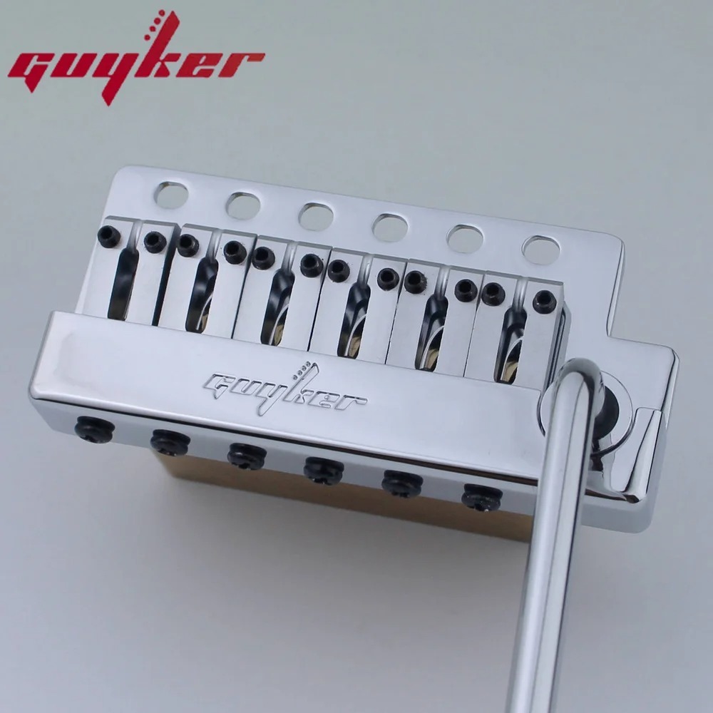 Guyker Gitarren-Tremolo-Stegsättel – 10,8 Mm, 6 Stück, Goldfarben, Für Strat & Tele
