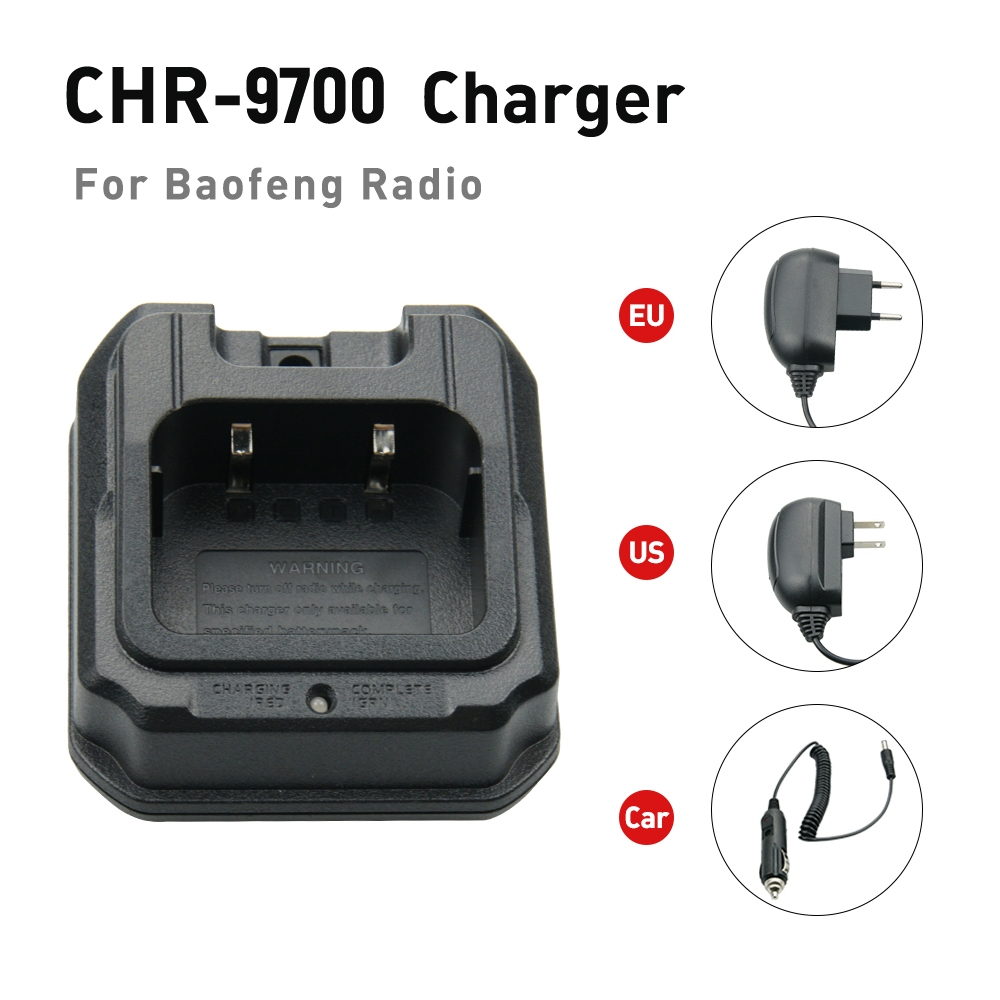 Base Caricabatteria Radio CHR 9700 - Adattatore Alimentazione Per BF-9700, UV-5S, UV-9R - Foto 2