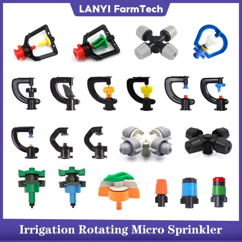 Agriculture Micro Sprinkler Drip Irrigation Rotating Spray Nozzle 0-360 ...