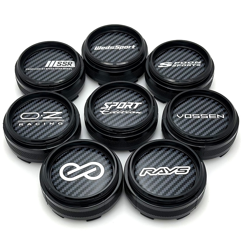 1PCS Aluminum Logo 61mm Rays Wheel Cap CE28 TE37 RE30 Enkei SSR Spoon ...