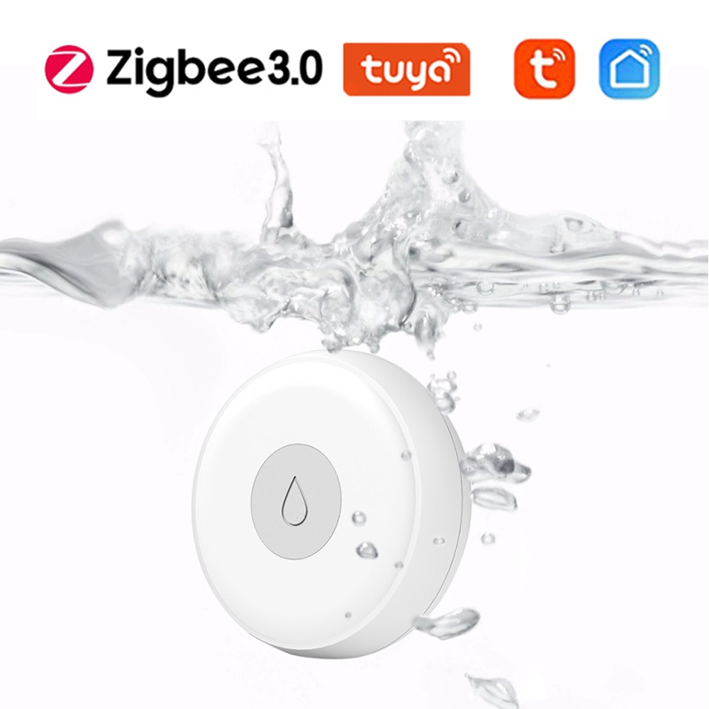Tuya Zigbee 3.0 Smart Water Sensor Leak Detector Flood Water Leakage ...