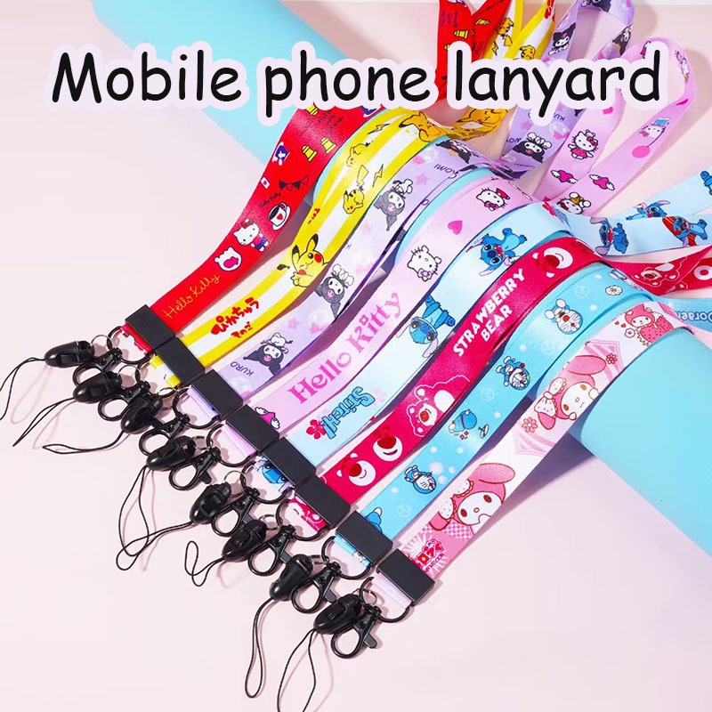 Kuromi Lanyard Cute Lanyard Aesthetic Hello Kitty Lanyard Sanrio Id ...