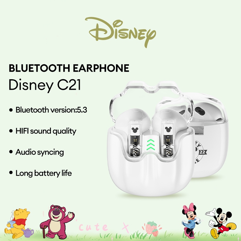 Disney C21 Bluetooth Earphone Wireless Earphone HIFI Stereo Sound Noise ...